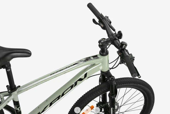 Kron XC 100 27,5 Jant Hidrolik Disk Alüminyum Kadro 21 Vites  Dağ Bisikleti Parlak Bej Parlak Siyah - Resim 2