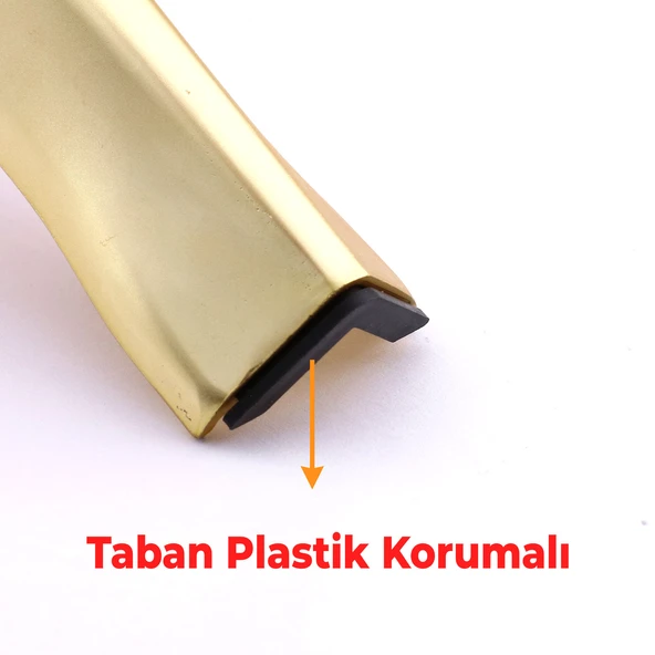 Kesit 14 cm Gold Altın Metal Mobilya Ayağı Ayakları Ünite Baza Koltuk Kanepe Sehpa Masa Tabure Siyah - Resim 2