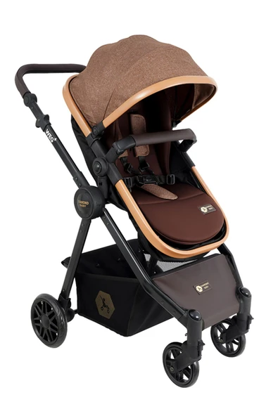 Diamond Baby Weg Travel Sistem Bebek Arabası Kahverengi - 2