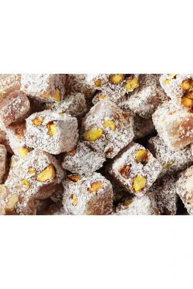 TİJDA Tıjda-çifte Kavrulmuş Antep Fıstıklı Lokum 750 Gr. - Resim 2