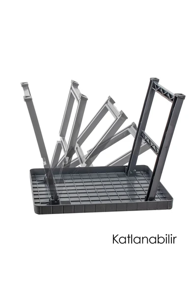 0010 Portatif Katlanabilir Kamp Piknik Balkon Masası - Küçük Plastik Katlanır Sehpa - Resim 2