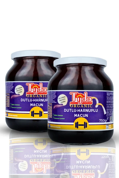 TİJDA Dutlu Harnuplu ,İştah açıcı,protein ve enerji kaynağı, Bitkisel Macun 750 Gr. X 2 Adet - 1