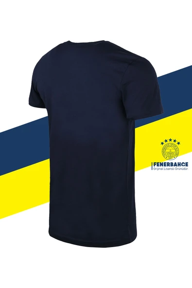 Fenerbahçe Orijinal Lisanslı Tribün 1907 Erkek T-Shirt - Resim 4