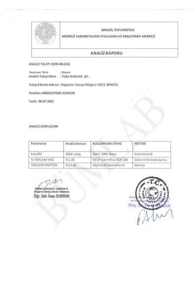 TİJDA Dutlu Harnuplu ,İştah açıcı,protein ve enerji kaynağı, Bitkisel Macun 750 Gr. X 2 Adet - 3