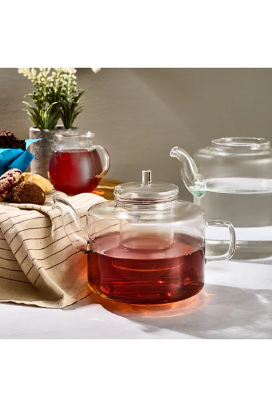 Tobby Borosilikat Cam Çaydanlık - 3