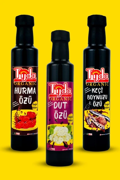 TİJDA Dut Özü + Hurma Özü + Keçiboynuzu Özü 350 Gr 3'lü Set ürün görseli