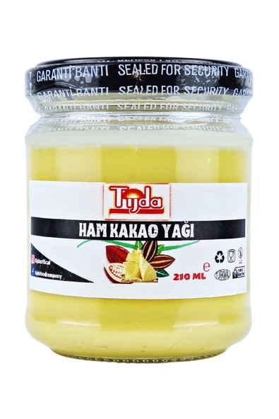 TİJDA Ham Kakao Yağı Glütensiz,vegan: 210 ml ürün görseli 1