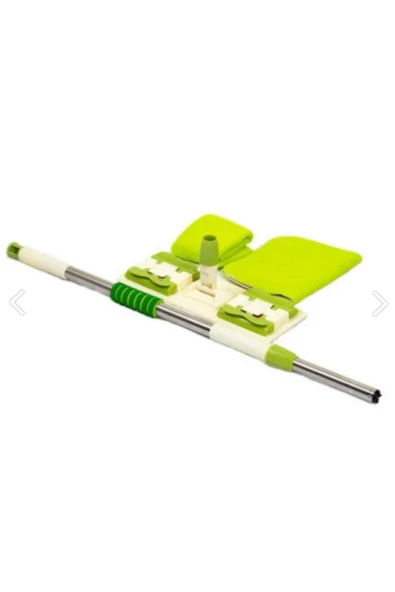 Yer Mopu Fayans Duvar Yüzey Temizlik Mikrofiber Paspas Mandallı Mop - Resim 3