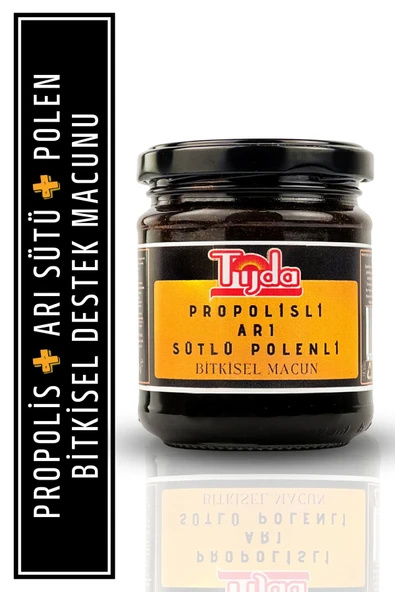 TİJDA Propolis,arı Sütü,polenli,ginseng'li Bitki Karışımlı Macun 240 Gr