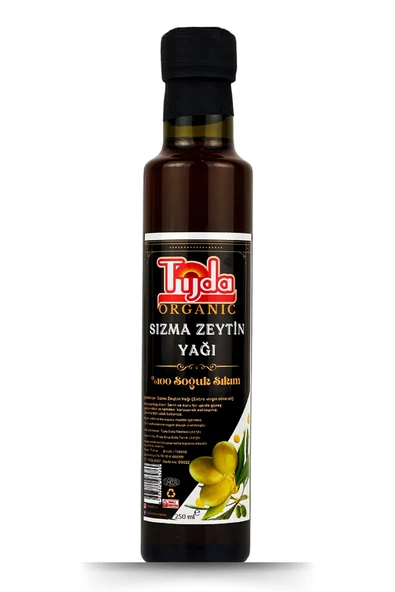 TİJDA Sızma Zeytin Yağı ( %100 Soğuk Sıkım ) 250 Ml - Resim 2