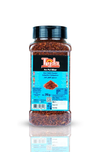TİJDA Acı Pul Biber 390 Gr ürün görseli 1