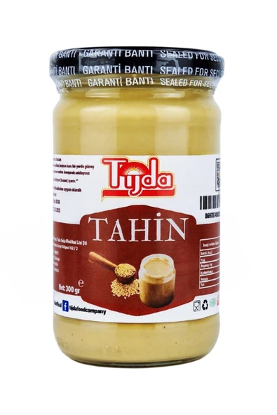 TİJDA Kepeksiz Bozkır Tahini (SOĞUK SIKIM) 300 Gr. - 2