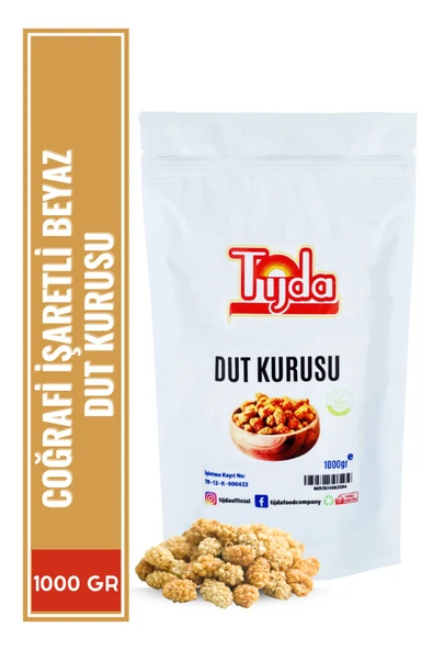 TİJDA Dut Kurusu Doğal 1 Kg. (bingöl/sivan Yöresi/organik,köy Ürünü) ürün görseli