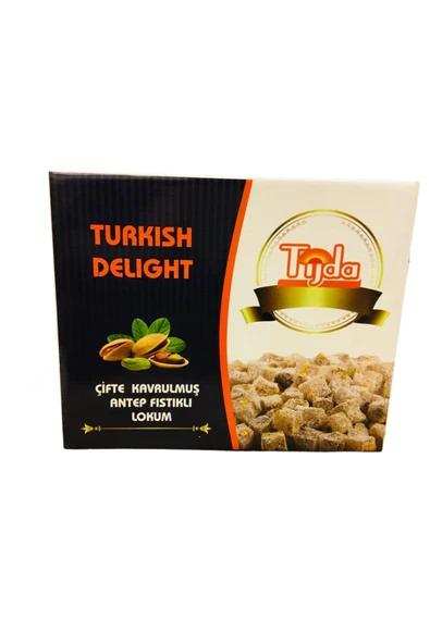 TİJDA Tıjda-çifte Kavrulmuş Antep Fıstıklı Lokum 750 Gr. - Resim 3