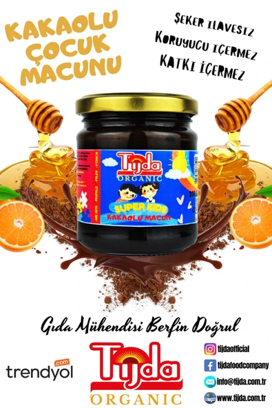 TİJDA Çocuk Vitamin Katkılı Kilo - Aldırıcı Kids Kakaolu Macun 320 gr - Resim 5