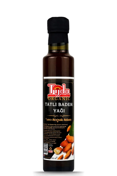 TİJDA Tatlı Badem Yağı ( %100 Soğuk Sıkım ) 250 Ml - 2