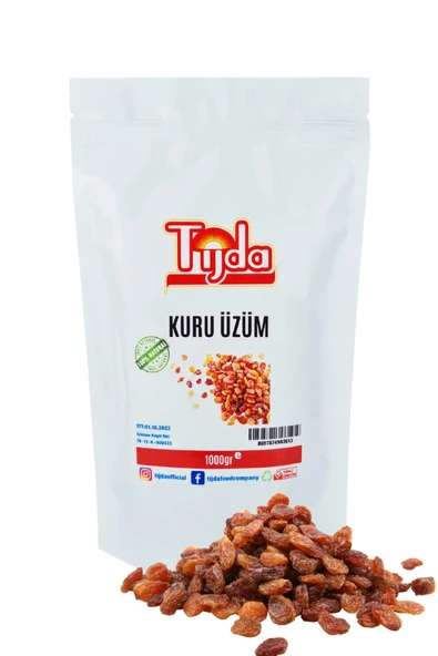 TİJDA Çekirdeksiz Kuru Üzüm 1000 gr ürün görseli