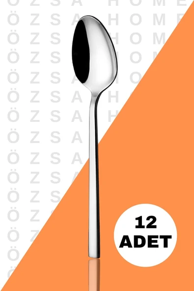 12 Parça Çubuk Yemek Kaşığı Düz Model 12 Kişilik ürün görseli