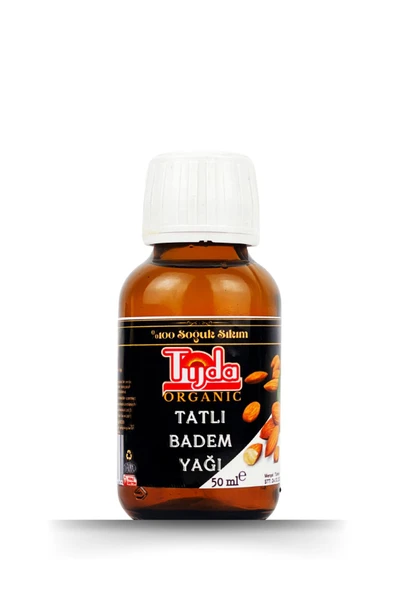 TİJDA Tatlı Badem Yağı %100 Soğuk Sıkım 50 Ml - Resim 2