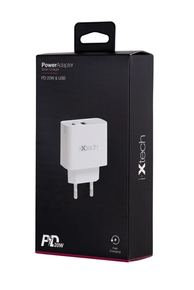 Type -c Usb Çift Çıkışlı 20w Pd Güç Adaptörü - Resim 5
