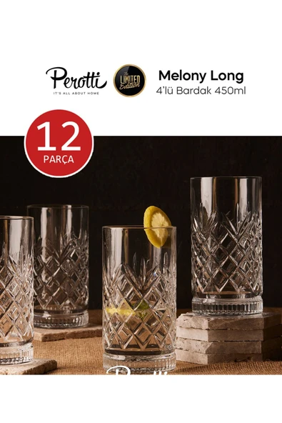 Perotti Melony 12 Adet Meşrubat Bardağı - Resim 3