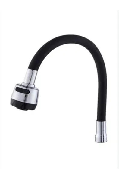 Oynar Başlıklı Spiral Renkli Kubar Lavabo, Mutfak Esnek Musluk Borusu Silikon Musluk Başlığı - Resim 6