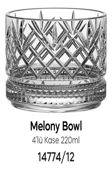 PEROTTİ MELONY BOWL 4`LÜ KASE 220ML 14774 ürün görseli