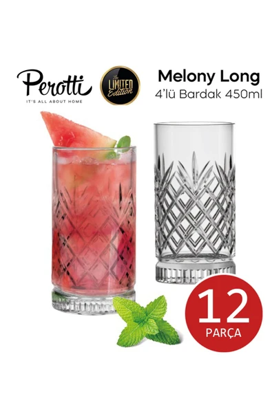Perotti Melony 12 Adet Meşrubat Bardağı - Resim 2