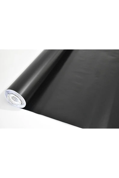 Dekoratif Yapışkanlı Folyo 45 Cm X 2 Mt Parlak Siyah ürün görseli