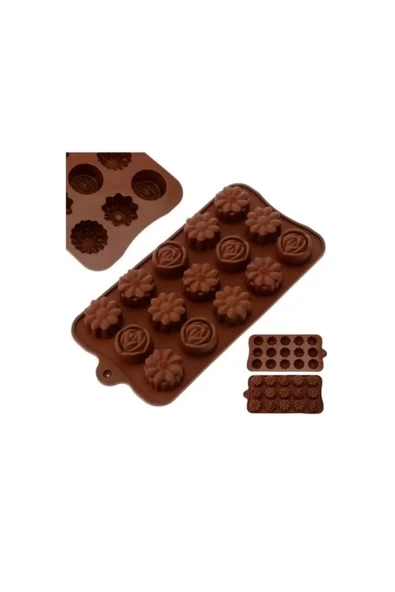 Silikon Çikolata Kalıbı Pratik 21x10 Cm - Resim 2