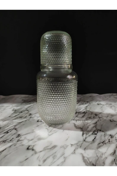 Başucu Cam Sürahi Ve Bardak Şeffaf - Resim 3