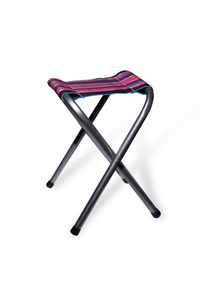 Metal Katlanır Tabure Piknik ,Balıkçı ,Plaj ,Kamp Taburesi - 2 ADET - Resim 2