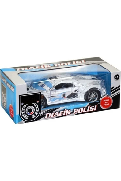 Polis Departmanı Sesli Işıklı Hareketli Çarp ve Dön Trafik Polisi Oyuncak Araba ürün görseli