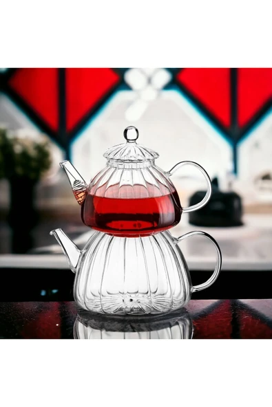 Borosilikat Cam Çaydanlık ürün görseli