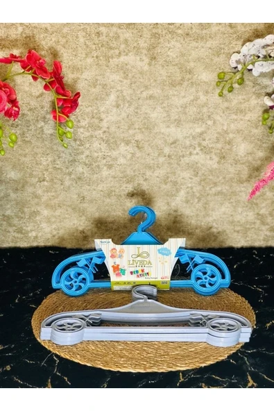 Erkek Çocuk Elbise Askısı 6 Lı Araba Figürlü ürün görseli