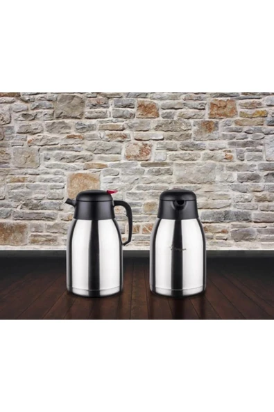 Penguen 2Lt Termos Paslanmaz Çelik Çay Termos 2 Litre - Resim 4