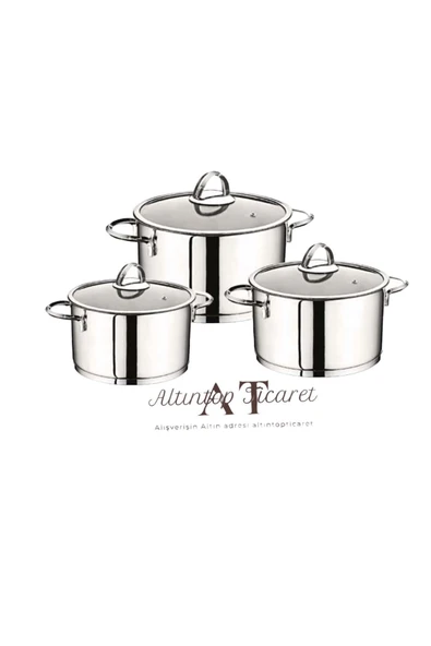Anna Silver 6 Parça Çelik Tencere Seti altptic ürün görseli