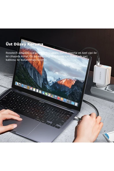 Ultra Hızlı Şarj Adaptörü Usb-C PD 20W + Usb-A Quick Charge 3.0 - 5