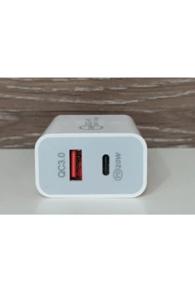 Şarj Cihazı Hızlı Şarj Aleti Pd 20w Qc3.0 Type-c Pd Usb Şarj Port Şarj Adaptörü - 3