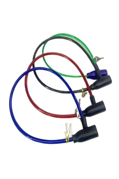 Anahtarlı Bisiklet Kilidi 65 Cm Asorti Çelik Halat Üzeri Silikon Kaplamalı ürün görseli