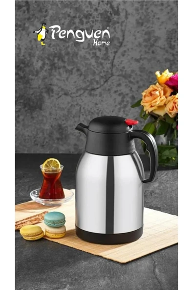 Penguen 2Lt Termos Paslanmaz Çelik Çay Termos 2 Litre ürün görseli