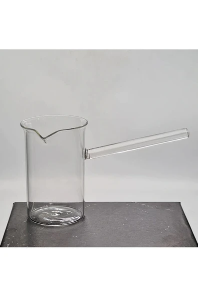 Decorev Isıya Dayanıklı Borosilikat Cam Cezve 400 Ml - Resim 2