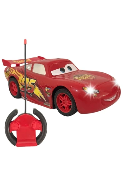 Cars Uzaktan Kumandalı Pilli Işıklı Şimşek Mcqueen 2 Fonksiyon(GİDİŞ-GELİŞ)