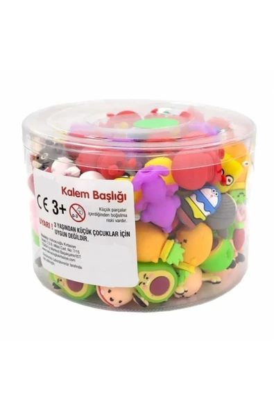 Silikon Kalem Başlığı Kalem Süsü 120 Adet ürün görseli