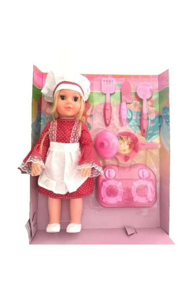 Global Oyuncak Masal Anlatan Şarkı Söyleyen Aşçı Oyuncak Bebek ürün görseli