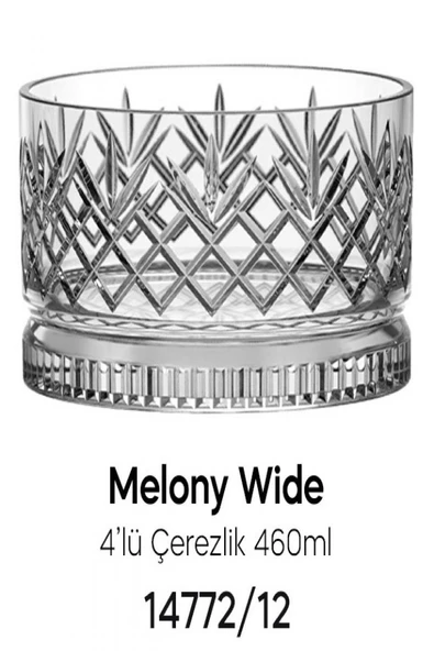 PEROTTİ MELONY WIDE 4`LÜ ÇEREZLİK 460ML 14772 ürün görseli