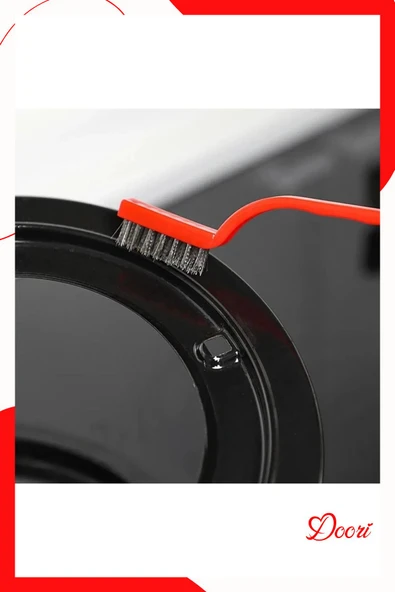 3 Adet Ocak Fırın Mangal Izgara Airfryer Temizliği Tel Pas Sökme Fırçası 3lü Yağ Temizleme Fırçası ürün görseli