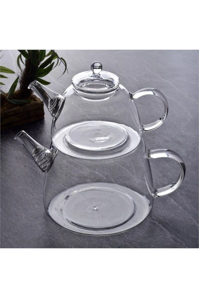 Cam Çaydanlık Seti Demlik 1500 ML ürün görseli
