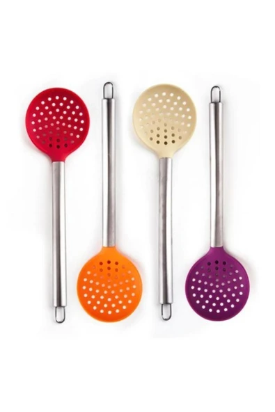 Çelik Saplı Silikon Kevgir 35cm ürün görseli