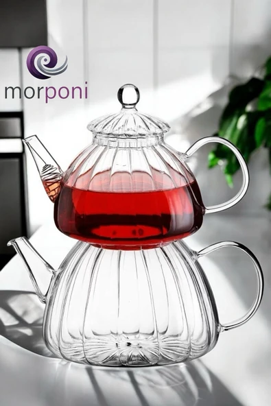 Cam Çaydanlık 1200 600ml Isıya Dayanıklı Termisil Fma05057 LOVER'S KİTCHEN aradığınız herşey - 1